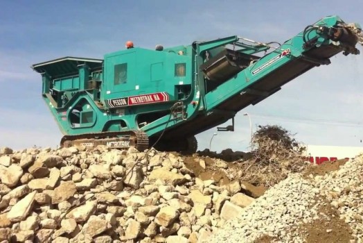 Concrete crushing